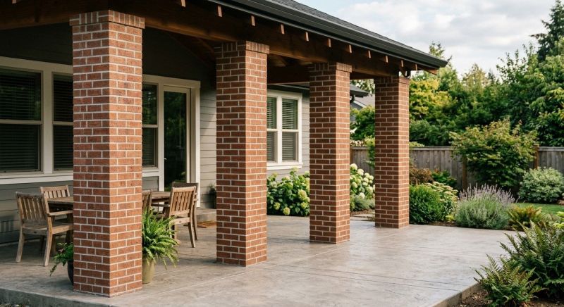 Brick Columns Installation in Fairfield County, CT