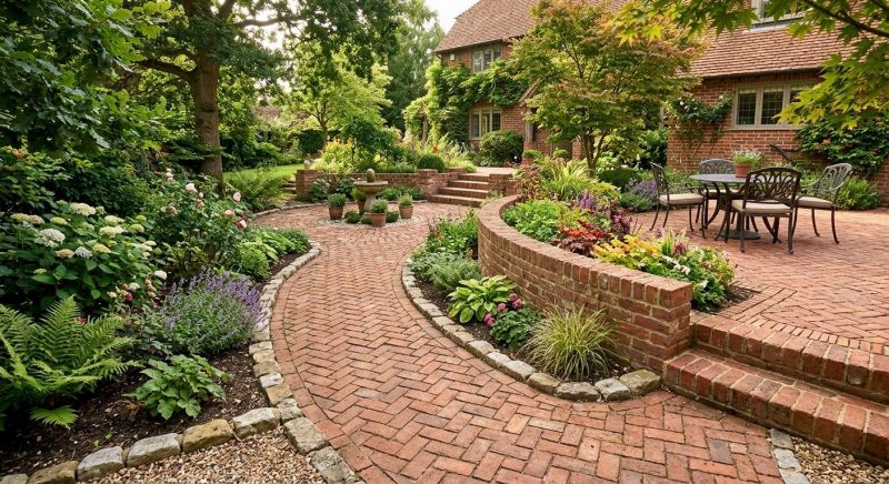 Brick Hardscape Construction in Worcester, MA