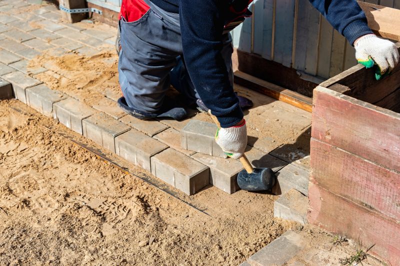 Brick Hardscape Construction in West Hartford, CT
