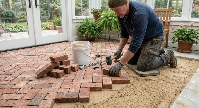 Brick Hardscaping Installation in Boston, MA