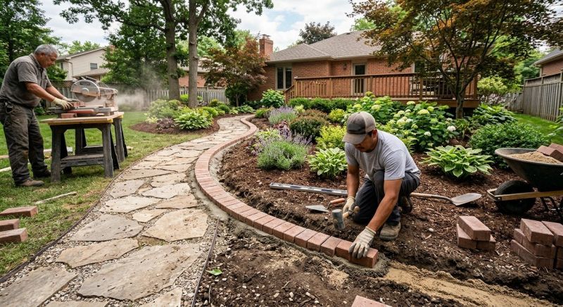 Brick Hardscaping Installation in Stamford, CT