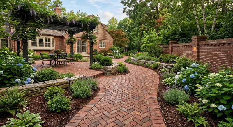 Brick Hardscaping in Burlington, VT