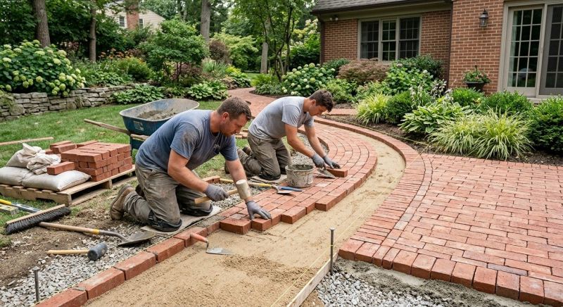 Brick Landscaping Service in Boston, MA
