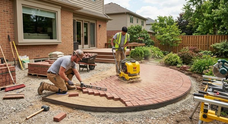 Brick Patio Installation in Fairfield County, CT