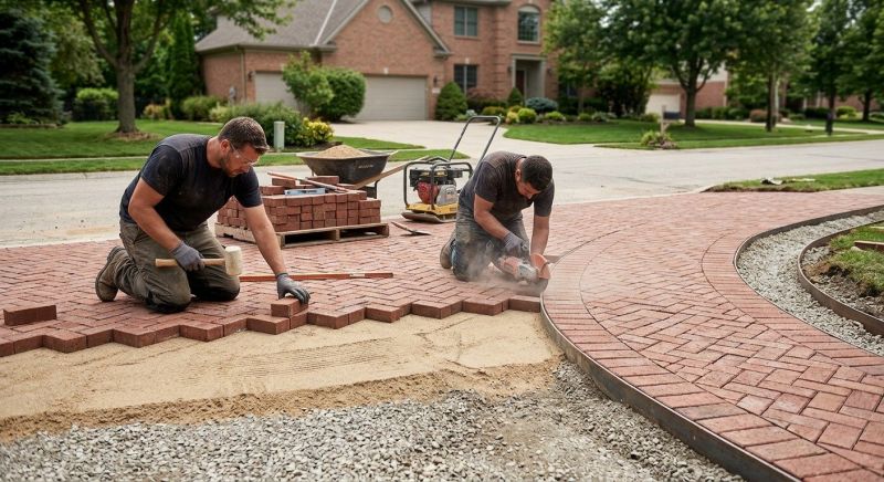 Brick Patio Installation in Stamford, CT
