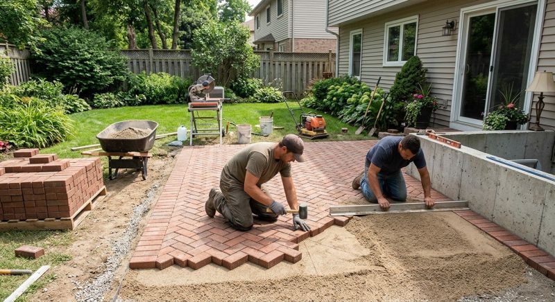 Brick Patio Installation in Stamford, CT