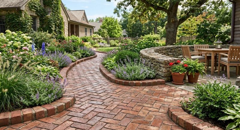 Brick Walkway Installation in Worcester, MA