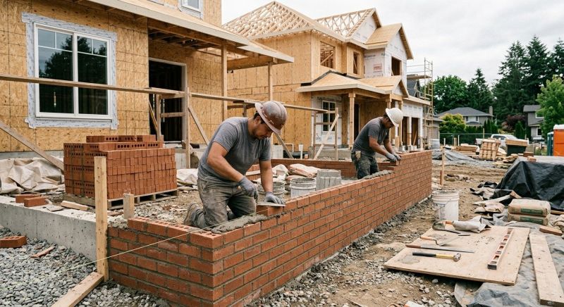 Brick Wall Installation in Norwalk, CT