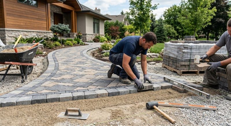 Clay Pavers Installation in Fairfield County, CT
