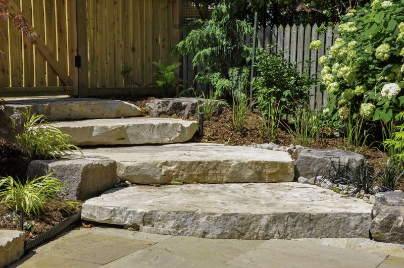 Limestone Patio Installation in Boston, MA