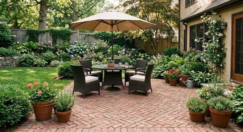 Patio Brick Installation in Stamford, CT