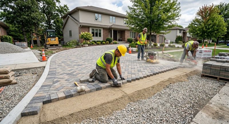 Paver Driveway Installation in Denver, CO