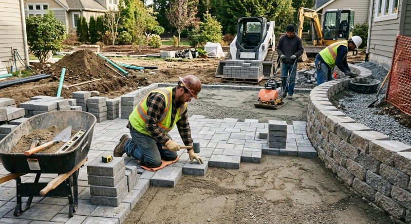 Paver Patio Construction in Fairfield County, CT