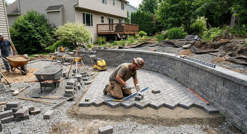 Paver Patio Construction in Norwalk, CT