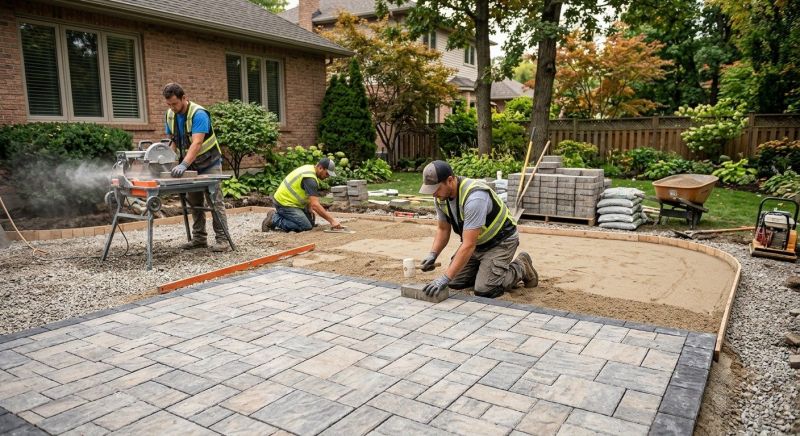 Paver Patio Installation in Boston, MA
