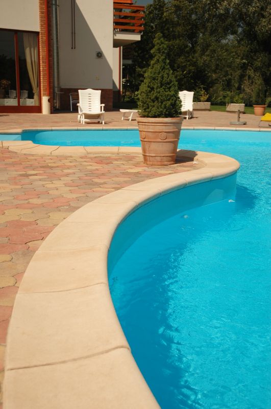 Poolside Hardscaping in Boston, MA