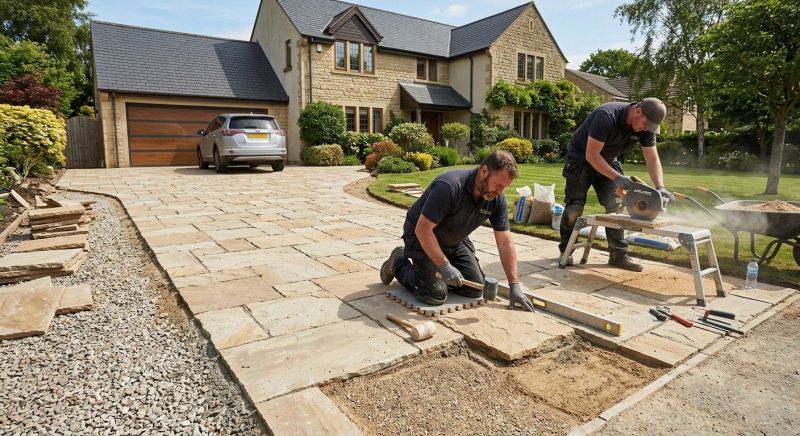 Stone Driveway Construction in Aurora, CO