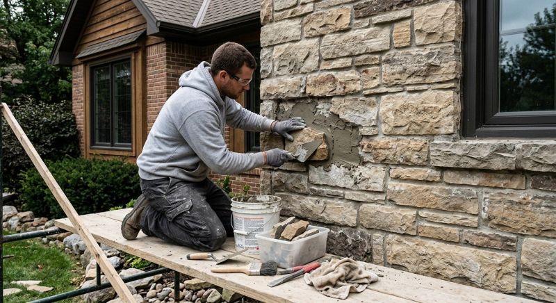 Stone Veneer Repair in Santa Rosa, CA