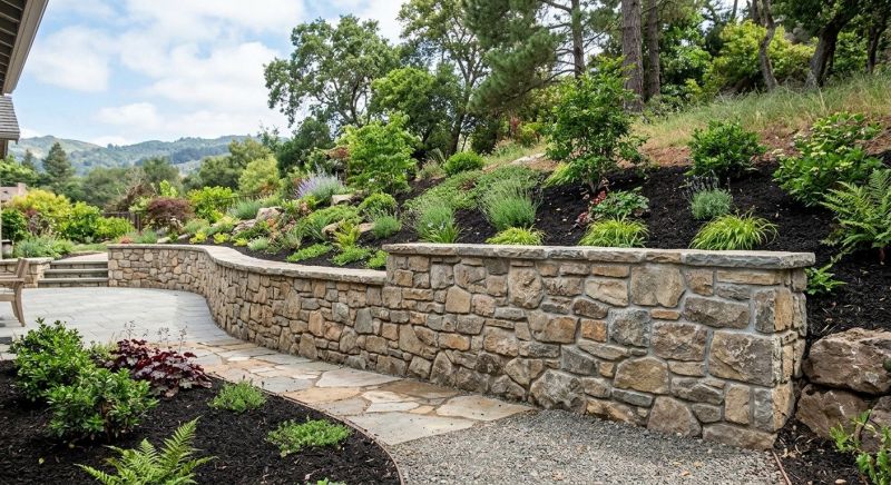 Stone Wall Hardscaping in Fairfield County, CT