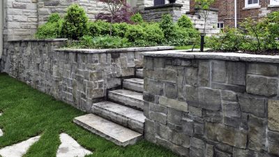 Stone Wall Replacement in West Hartford, CT