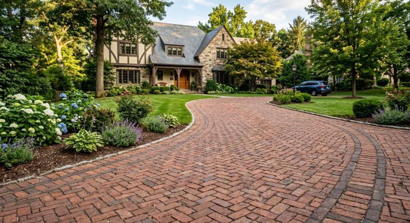 Brick Driveway Installation in Danbury, CT