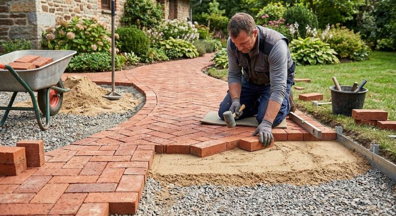 Brick Paving Installation in West Hartford, CT