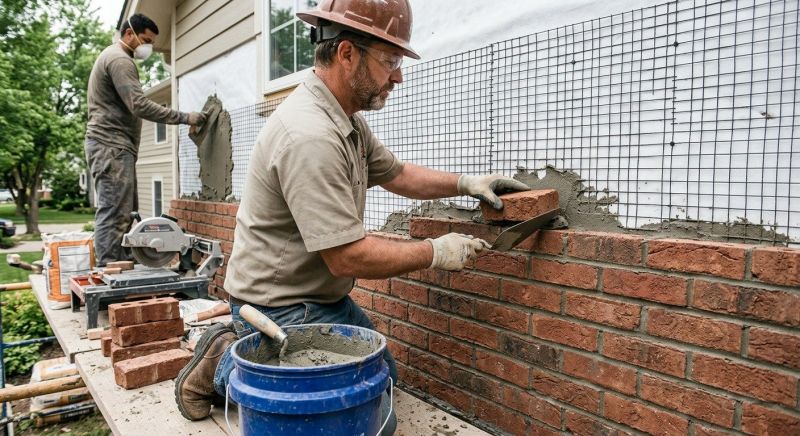 Brick Veneer Siding Installation in Santa Rosa, CA
