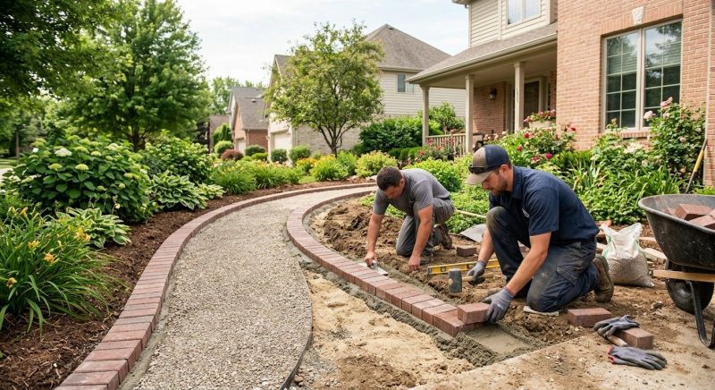 Brick Walkway Installation in Norwalk, CT