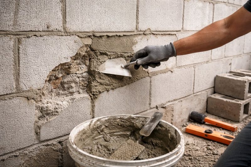 Cinder Block Wall Repair in Cleveland, OH