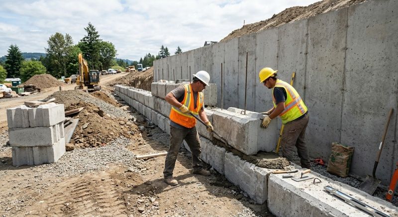 Concrete Blocks Installation in Boston, MA