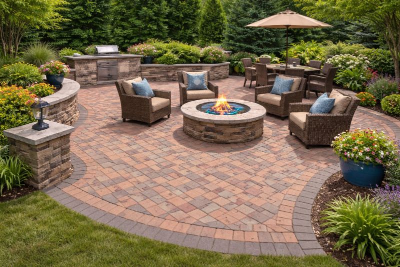 Patio Brick Installation in Danbury, CT