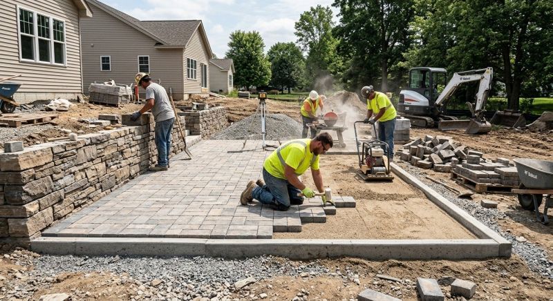 Paver Patio Construction in Norwalk, CT