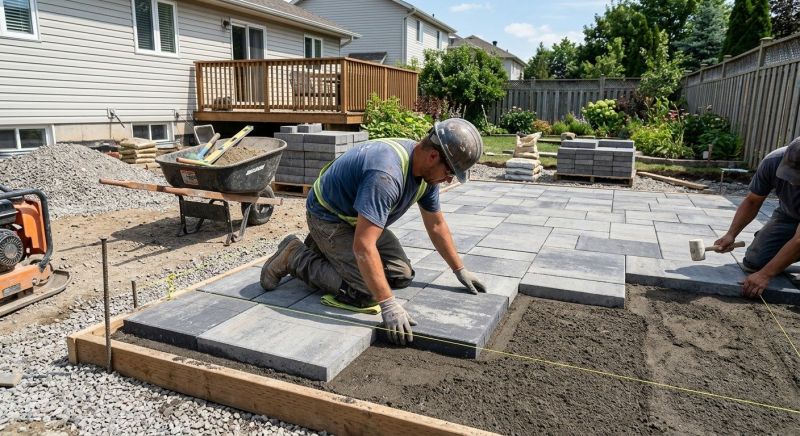 Paver Patio Construction in Fairfield County, CT