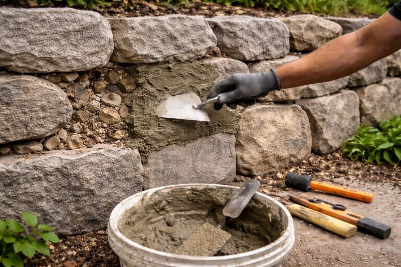 Rock Wall Repair in Cleveland, OH
