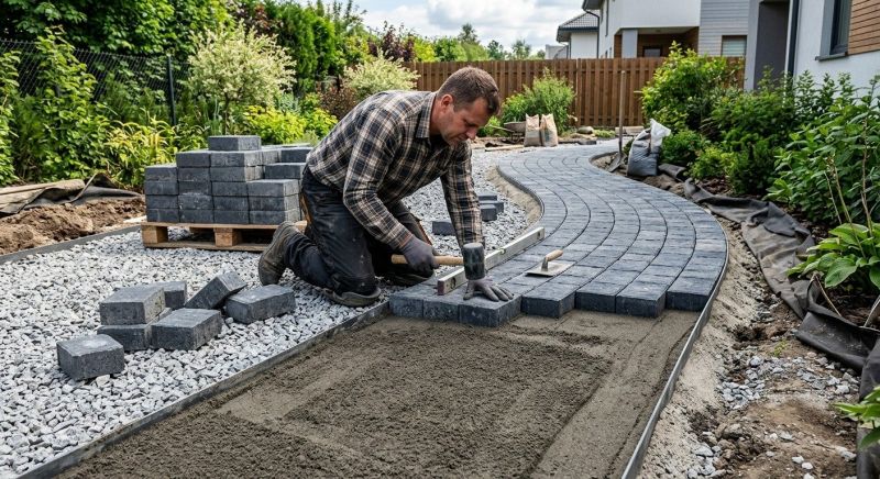 Sidewalk Pavers Installation in Fairfield County, CT
